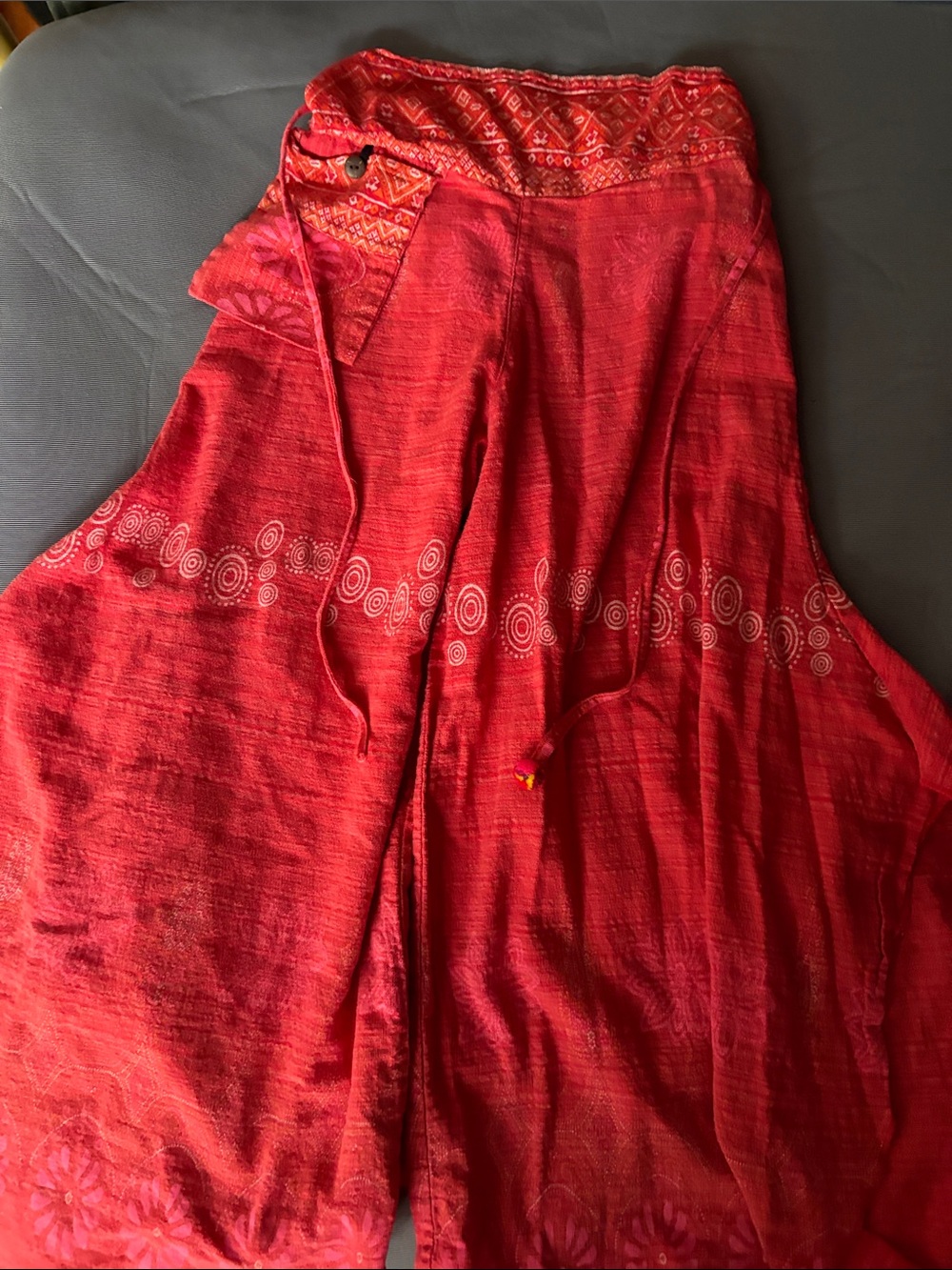 Boho wrap pants Drawstring Shorts